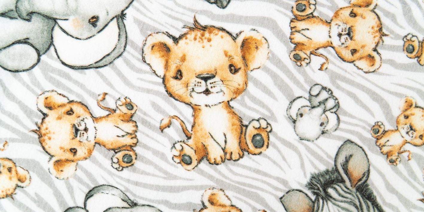 Pielucha flanelowa z ceratką safari